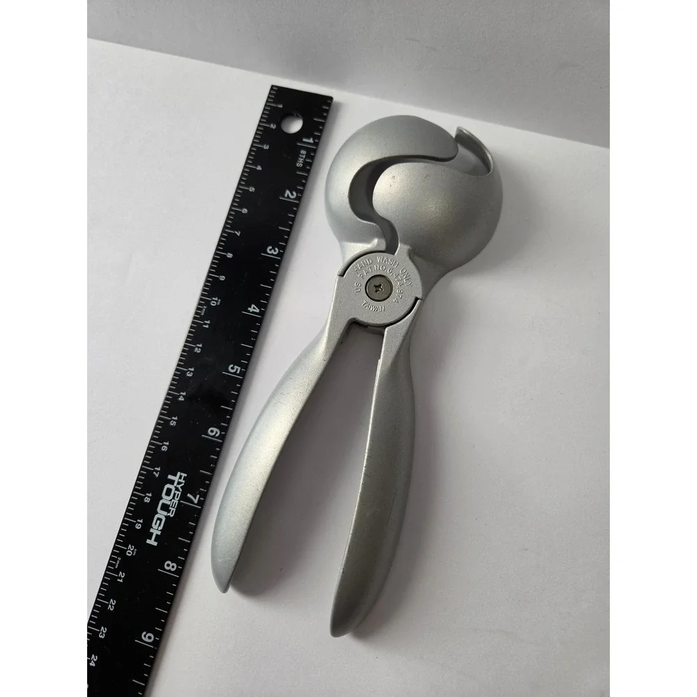 Good Cook Cast Aluminum Meatballer Scissor Scoop Kitchen Tool Silver 7 Inch